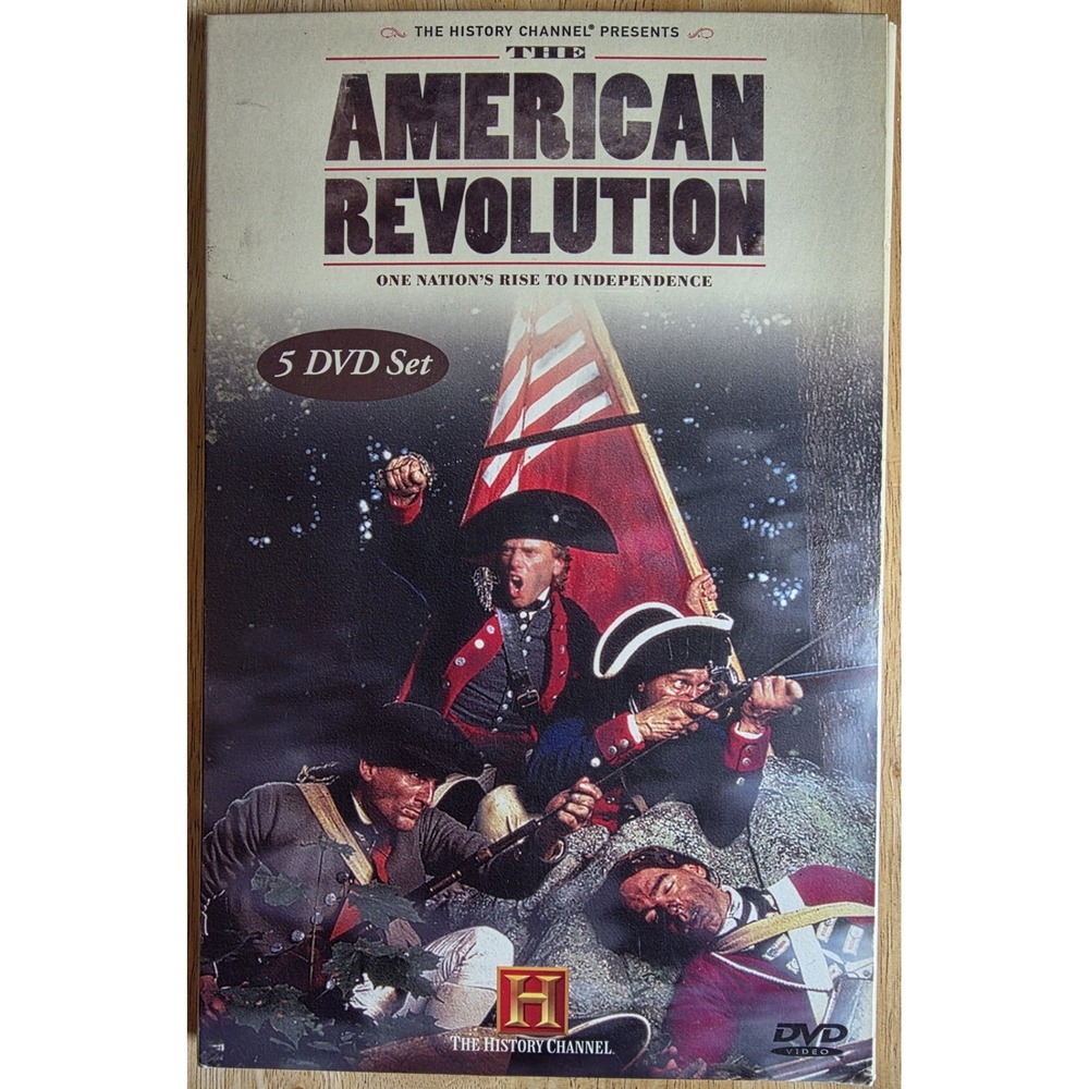History Channel The American Revolution 5 DVD Set Documentary Box Set